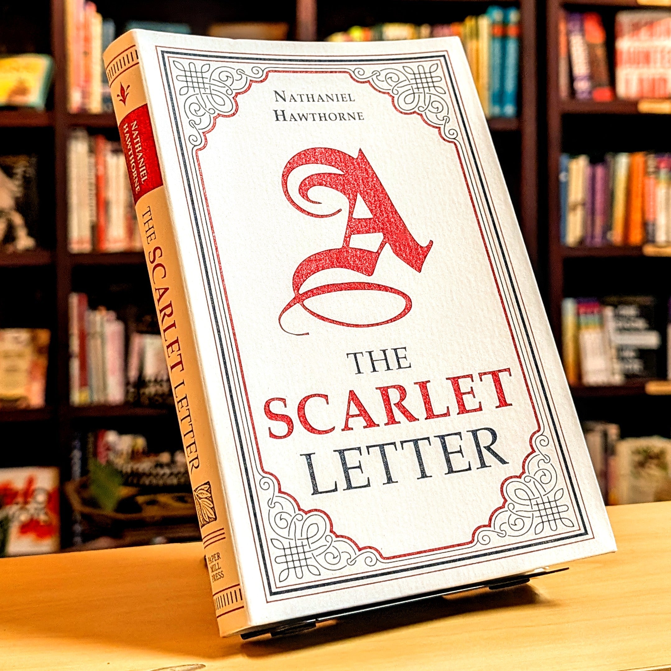 The Scarlet Letter, Nathaniel Hawthorne Classic Novel, (Hester Prynne, Adultery, Romantic Tragedy), Ribbon Page Marker, Perfect for Gifting