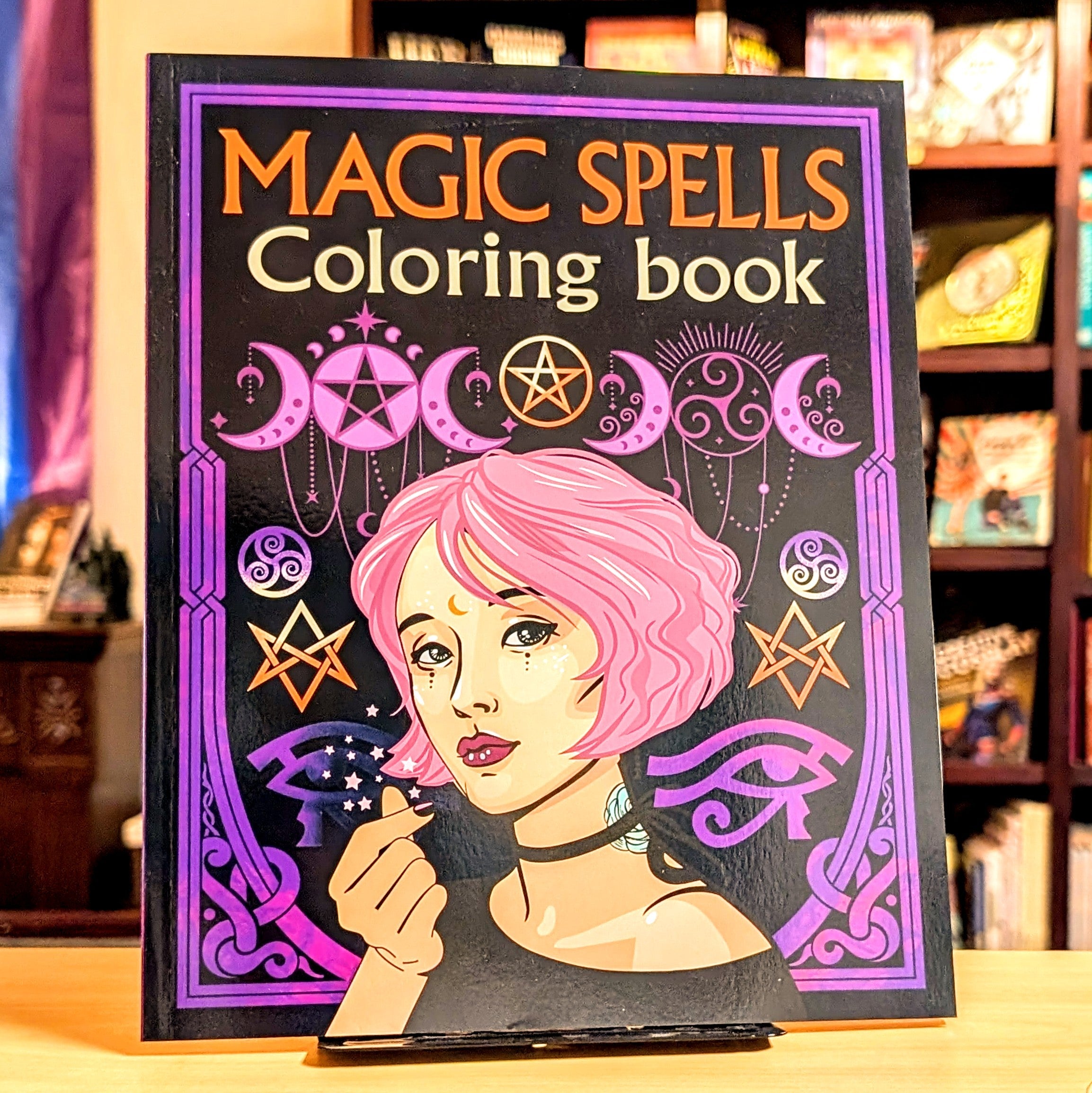 Magic Spells Colouring Book (Arcturus Creative Colouring)